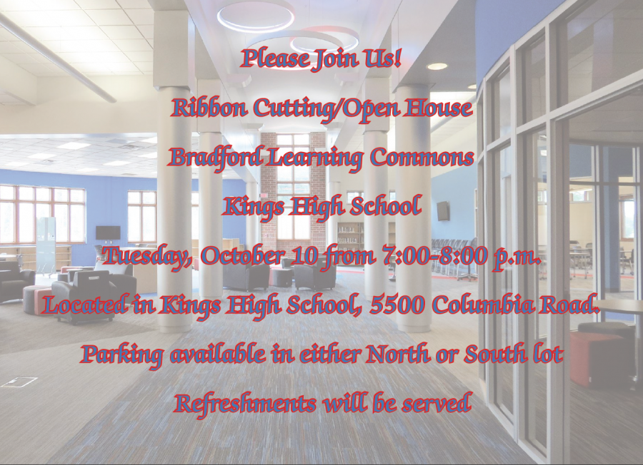 Bradford Learning Commons Open House Invitation Bradford Learning Commons Open House Invitation